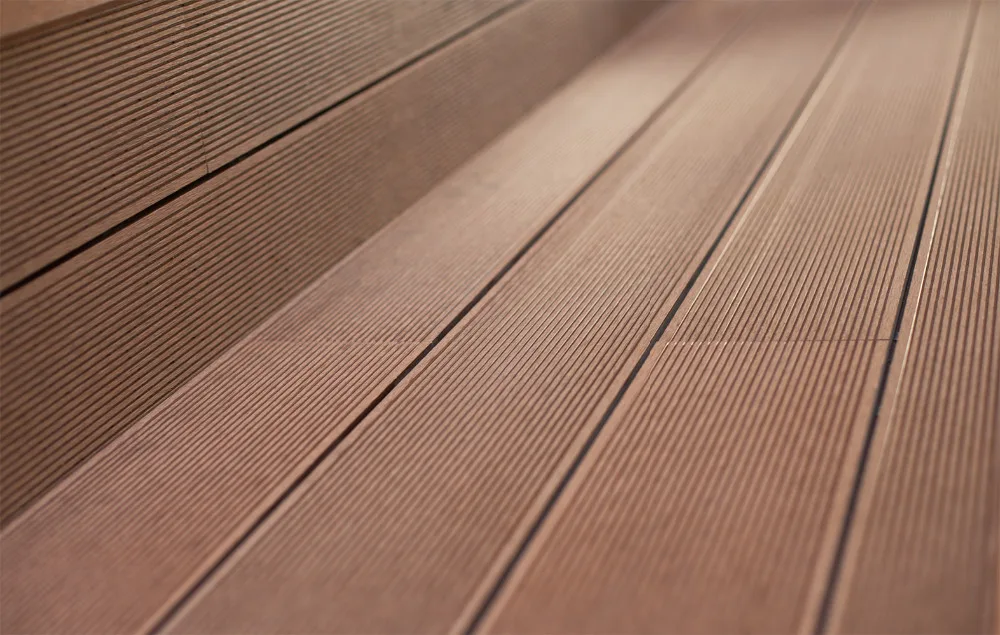 Vyokewood WPC White Wood Panel Vinyl Flooring Wood Plastic Composite Decking Floor