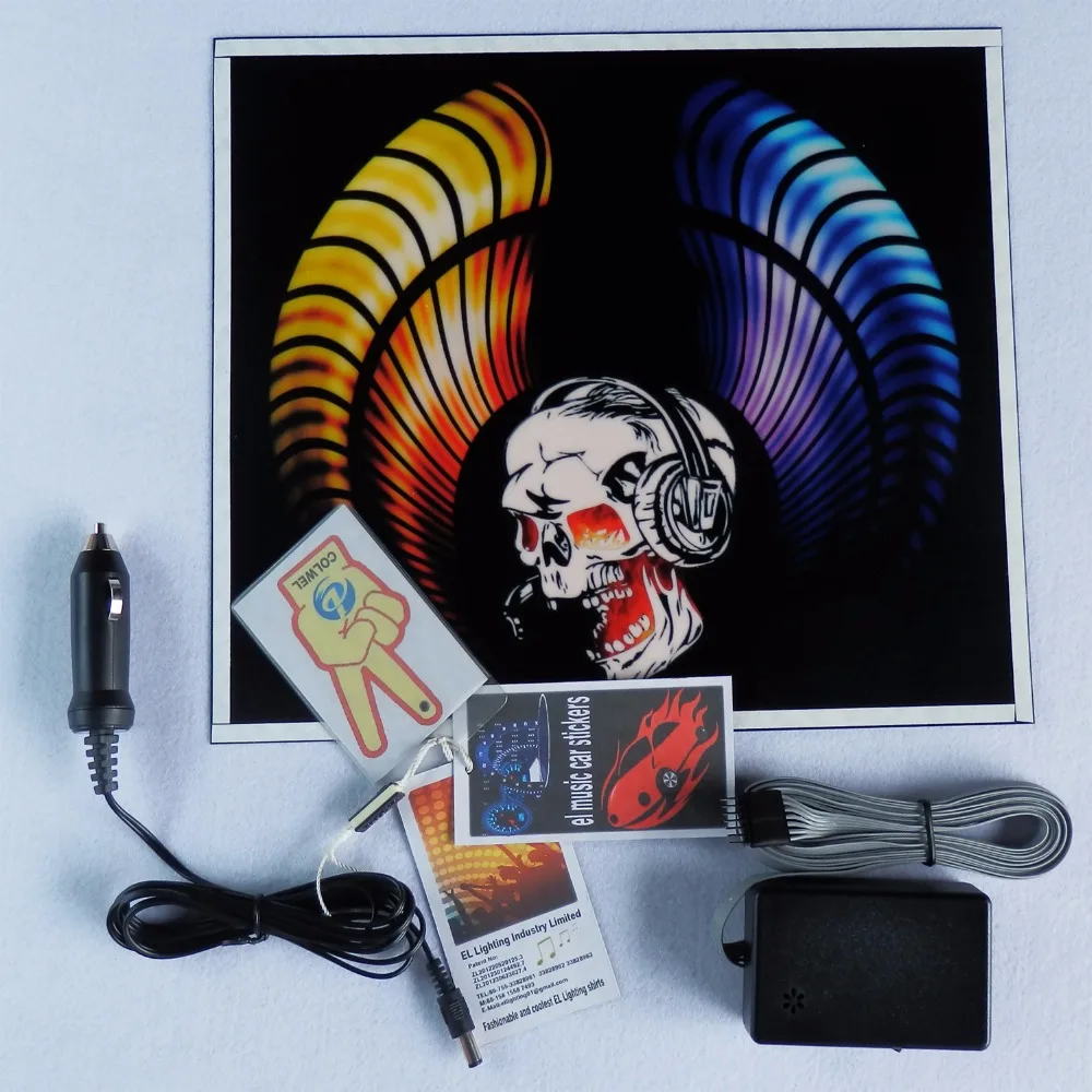 Пользовательская Автомобильная Наклейка el светодиодная наклейка