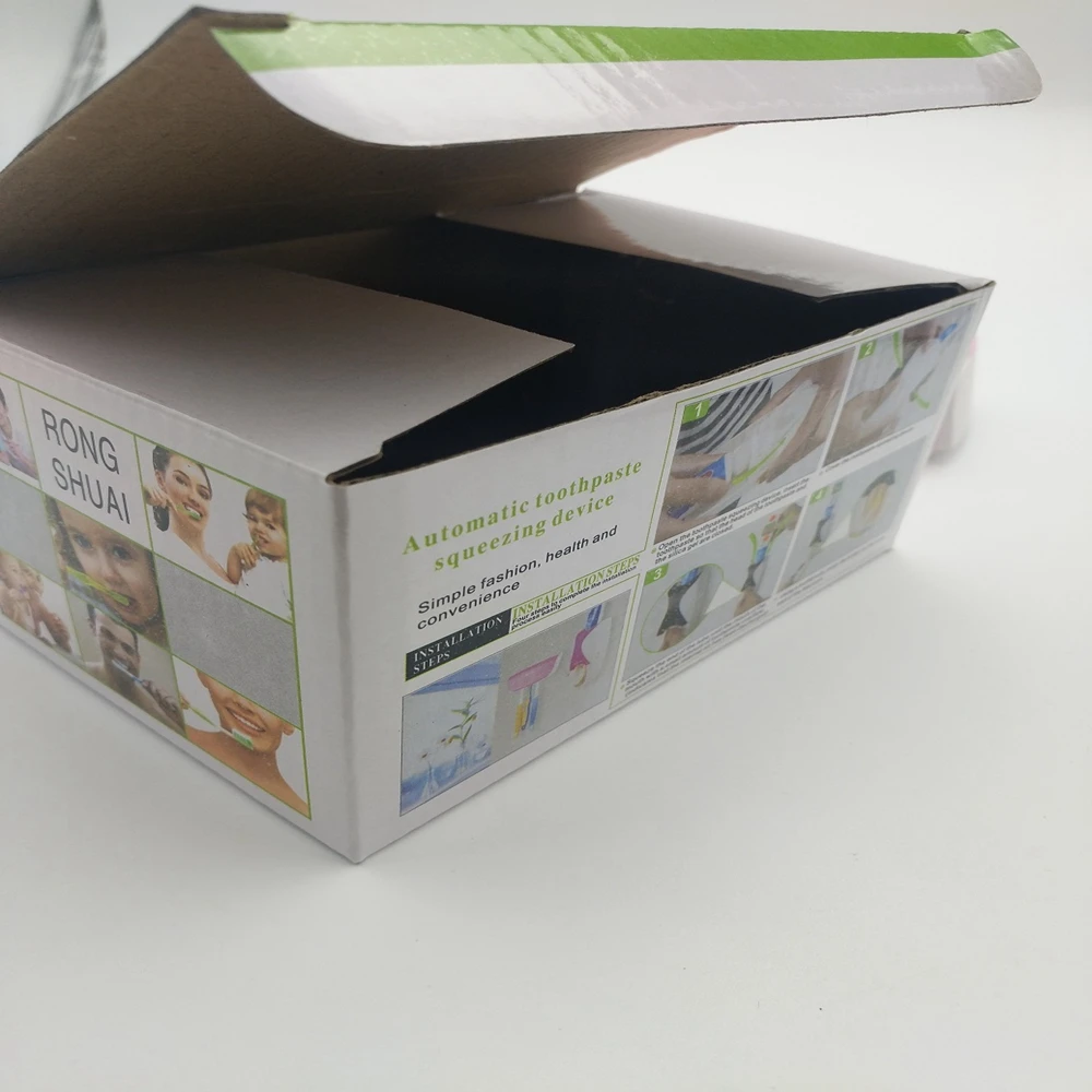 
Automatic Toothpaste Dispenser Toothbrush Holder Squeezer Bathroom Set In Bathroom Product 