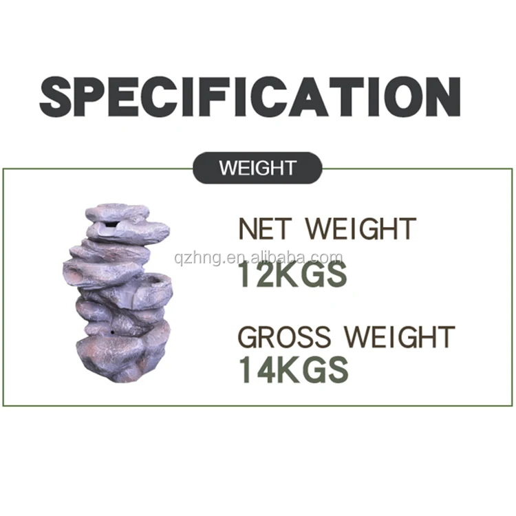 Outdoor modern fountain Nature Design Large Artificial Rock Water Fountain Stone Garden Products