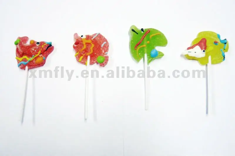 Individual Packing Marshmallow Christmas Jelly Lollipop Candy