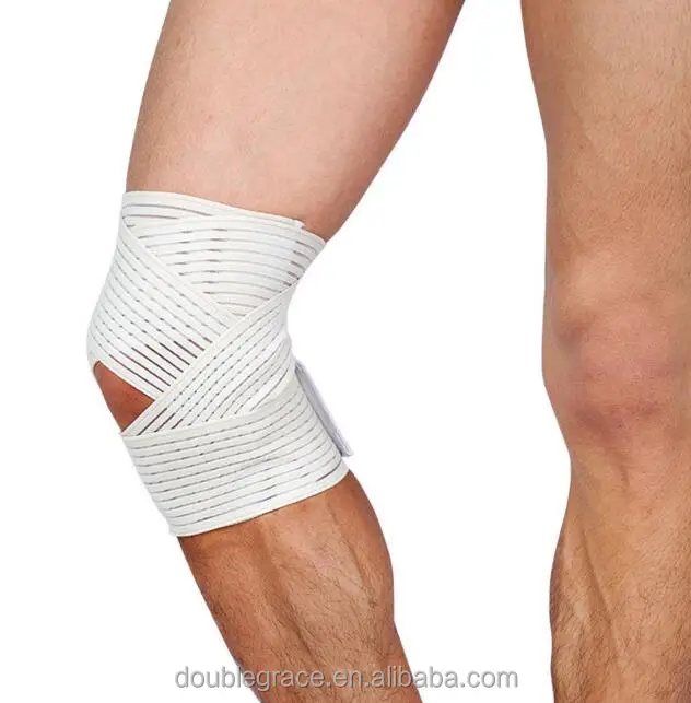 120cm Nylon elastic sport knee support bandage wrap, sport knee wrap
