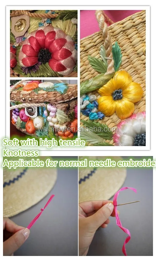 
Rayon Raffia (Yafit Yarn) for embroidery 