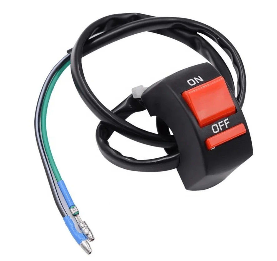 High quality metal Motorcycle Handlebar Push Button Switch for ebike electric scooter bicycle