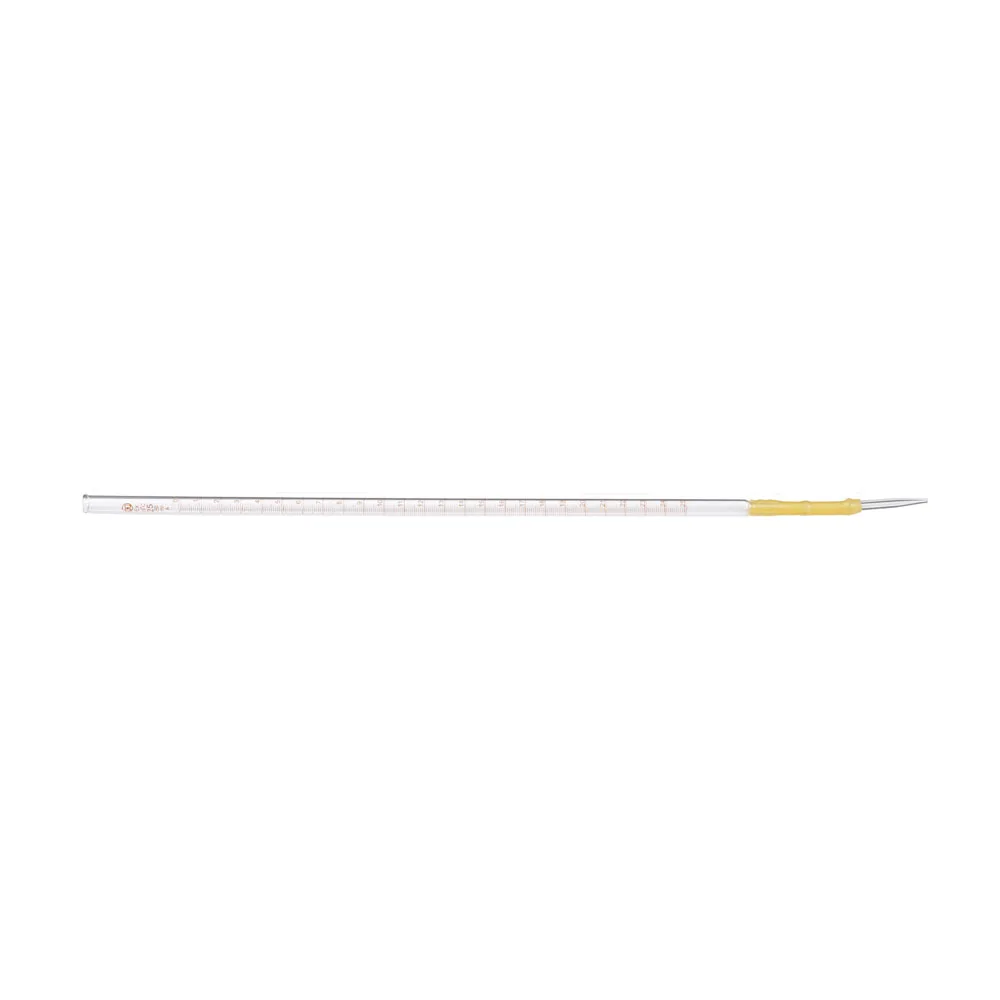 
HUAOU Laboratory Glassware 10ml Basic Burette with rubber tubing connection 