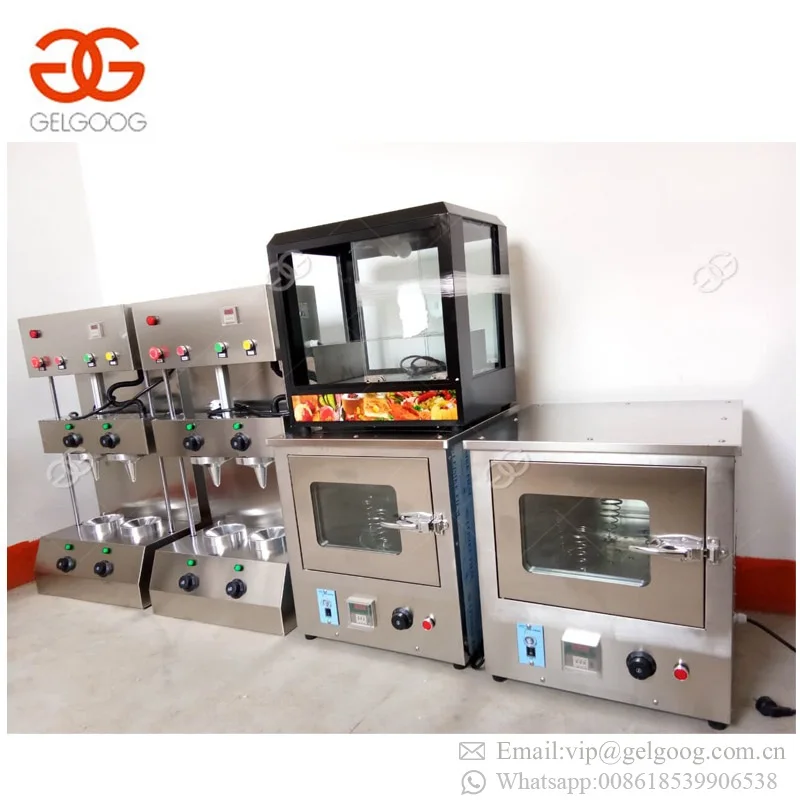 Hot Sale Wafer Cone Maker Kono Pizza Cono Forming Making Molding Machine Pizza Cone Equipment