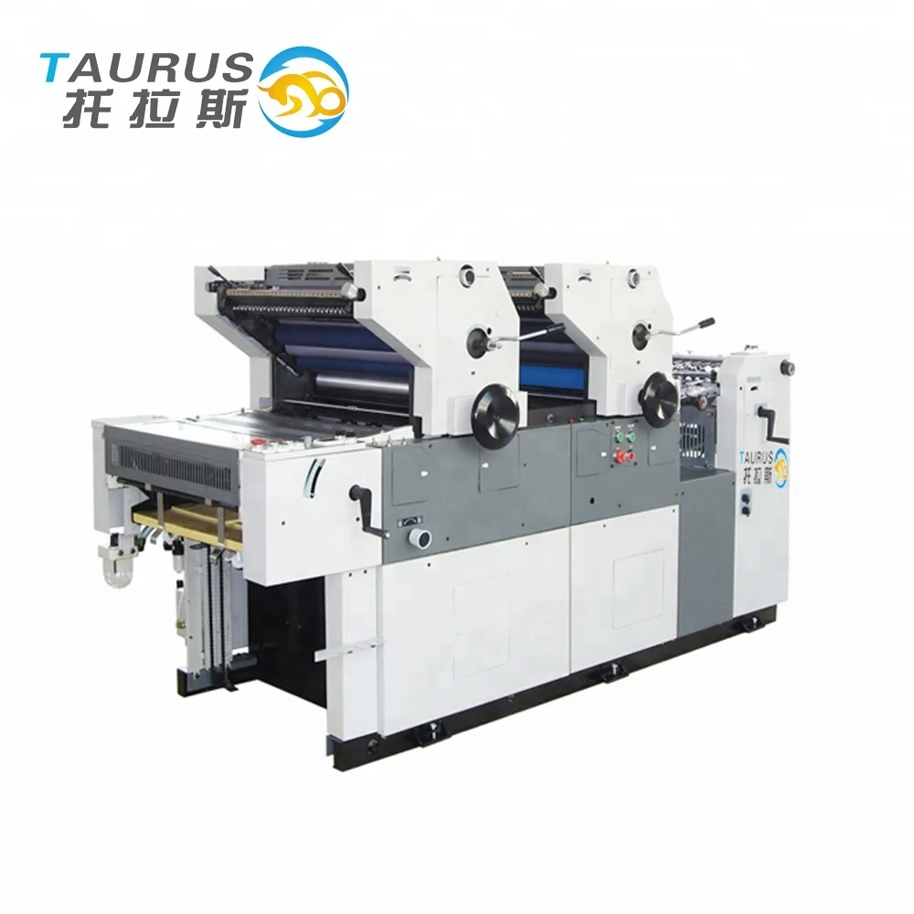 TR two color double sides offset printing machine