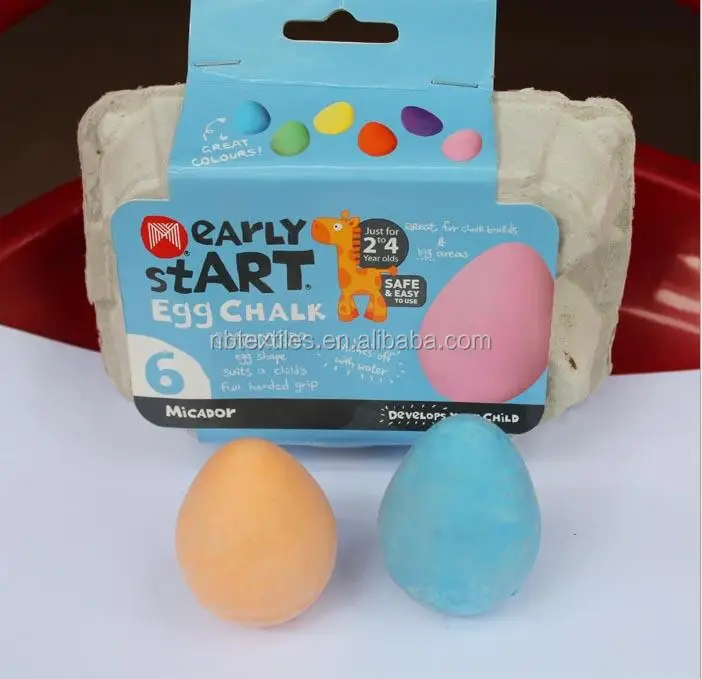 
High qulaity eggs shape dustless COLOUR wholesale chalk 