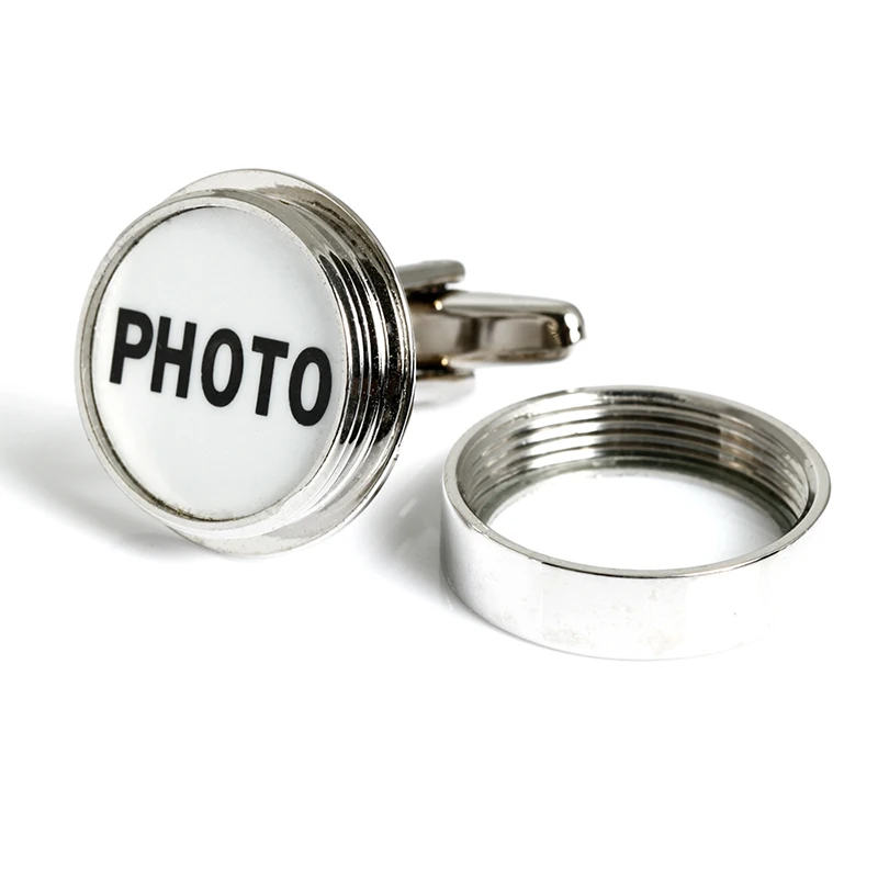 Blank photo cufflinks gift design cufflinks