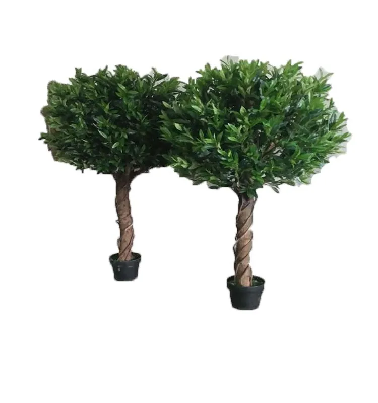 Middle And Small Artificial Olive Tree Artificial Tea Tree For Home Garden Decoration