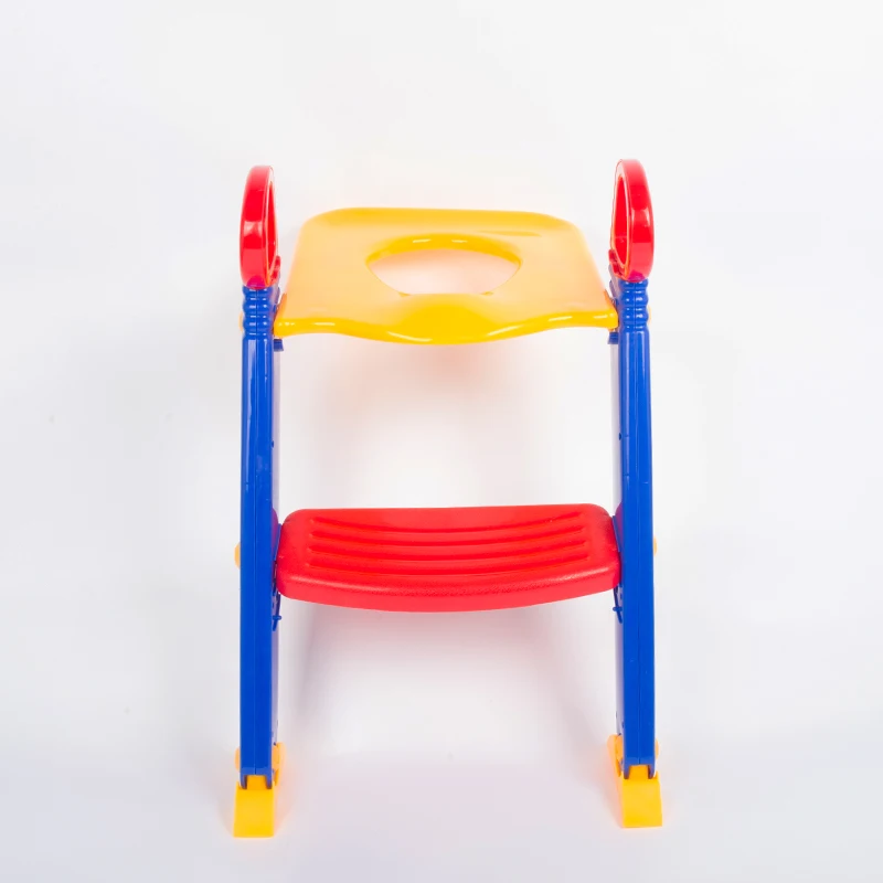 Удобное складное детское безопасное сиденье для унитаза с лестницей