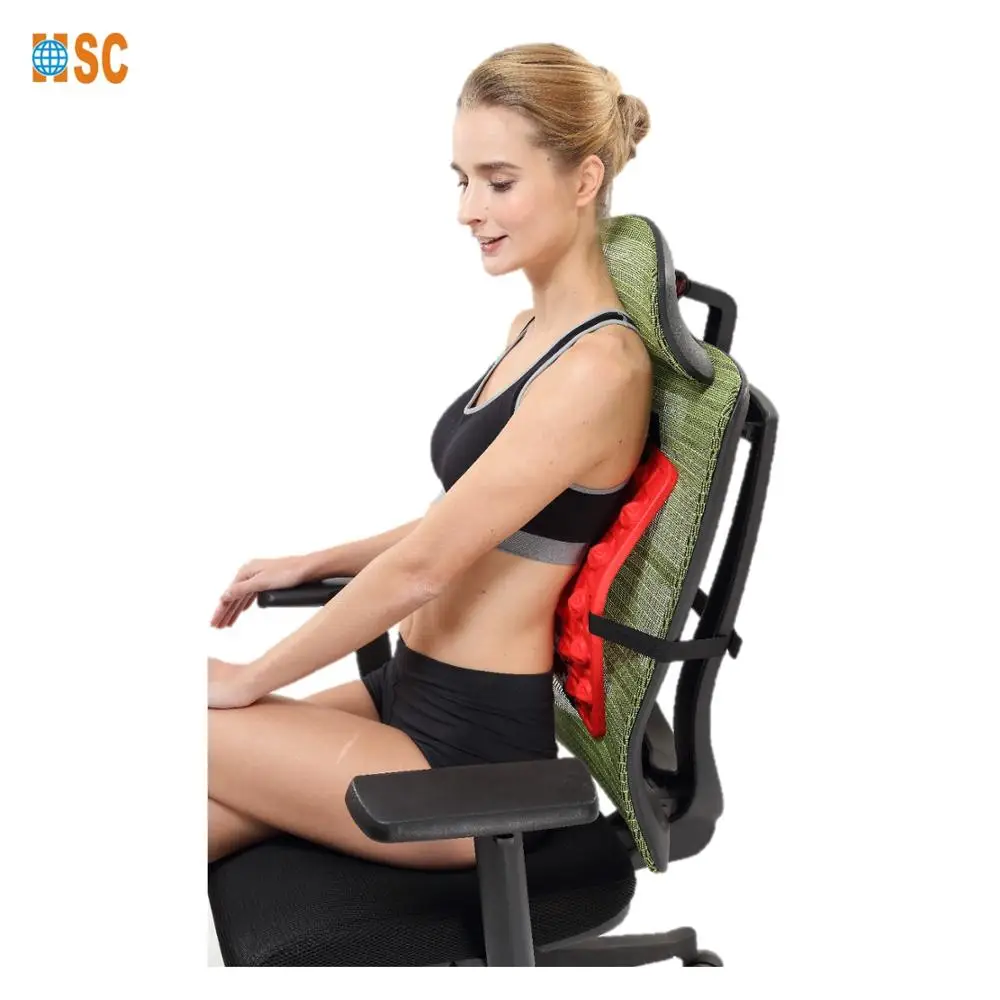 HSC best Ergonomic massage car seat backrest massage back rest