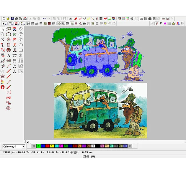 
Fast Cheap High-quality Logo Design Embroidered Digitizing Services Patches Service Centre 