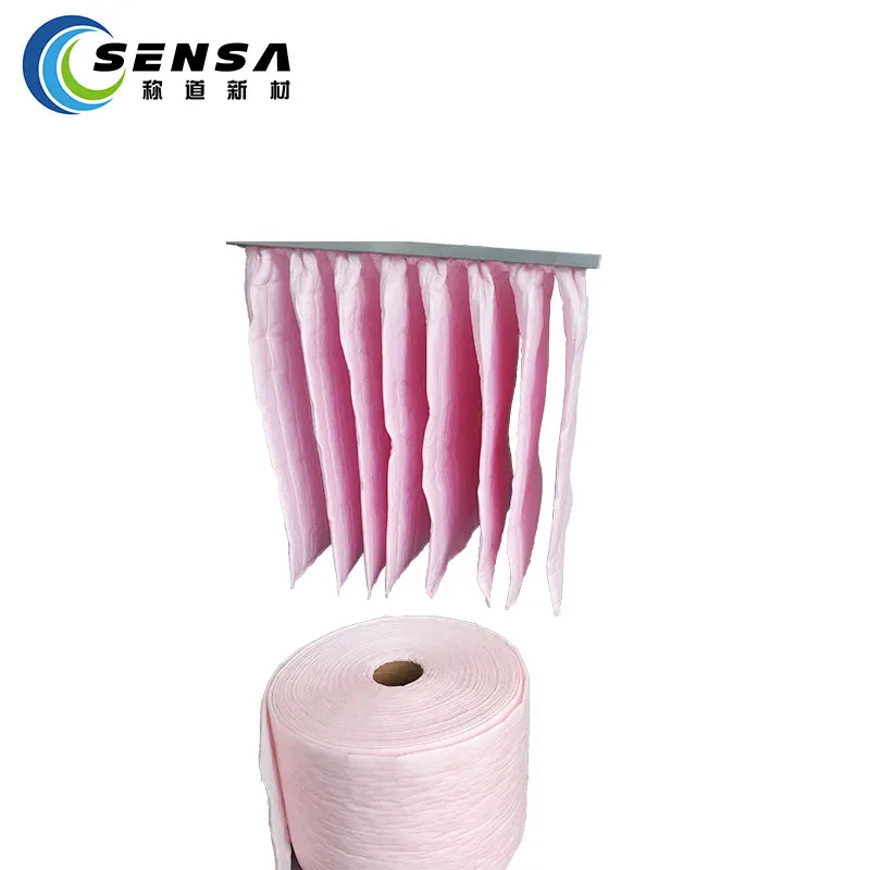 SENSA Eco-friendly  Melt Blown F5 Bag  Nonwoven Air Filter Cloth Media roll