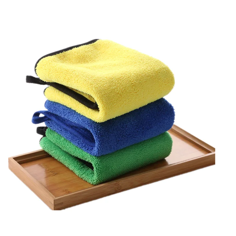 Профессиональная высококачественная автостирка 16 дюймов. X 16 дюймов Полотенце из микрофибры для автомобиля