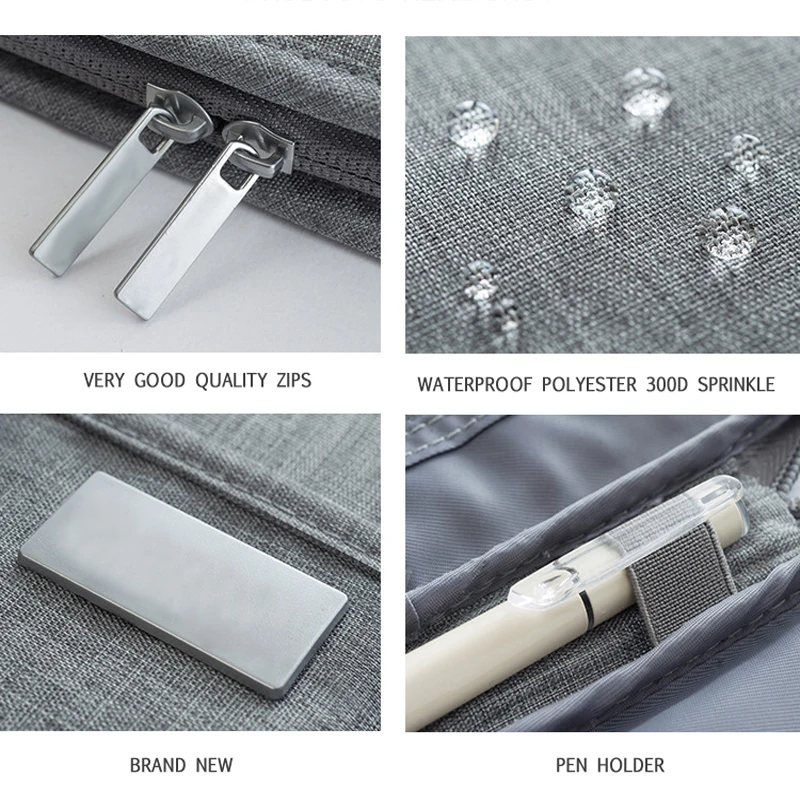 Customized Canvas Travel Smart RFID Passport Credit Card Holder Wallet