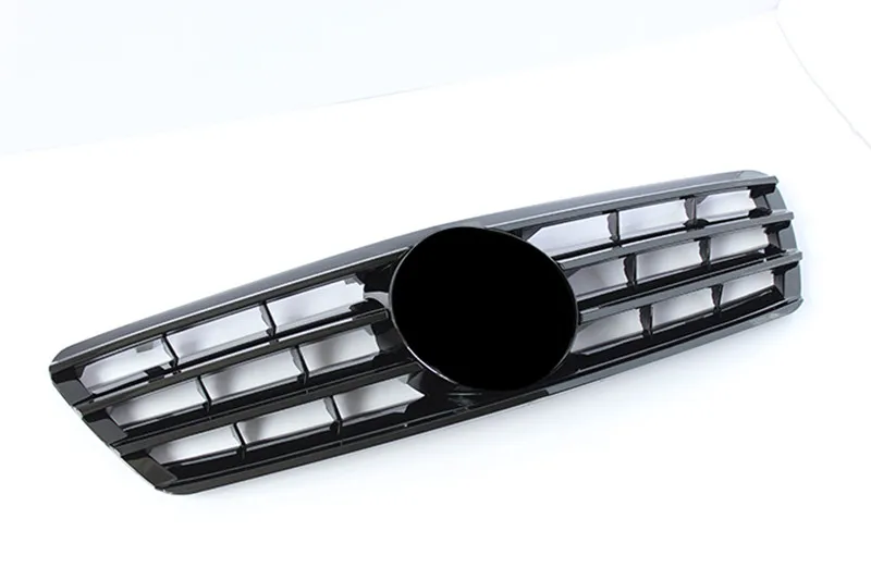 For C CLASS W203 Mesh Grilles C63 C180 C260 4Matic Front Racing Grille  Grills Fit Special for 2000-2006 model