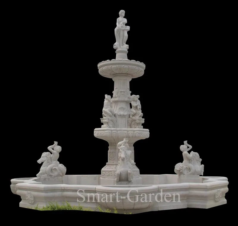 Garden beautiful design antique style big marble fountains