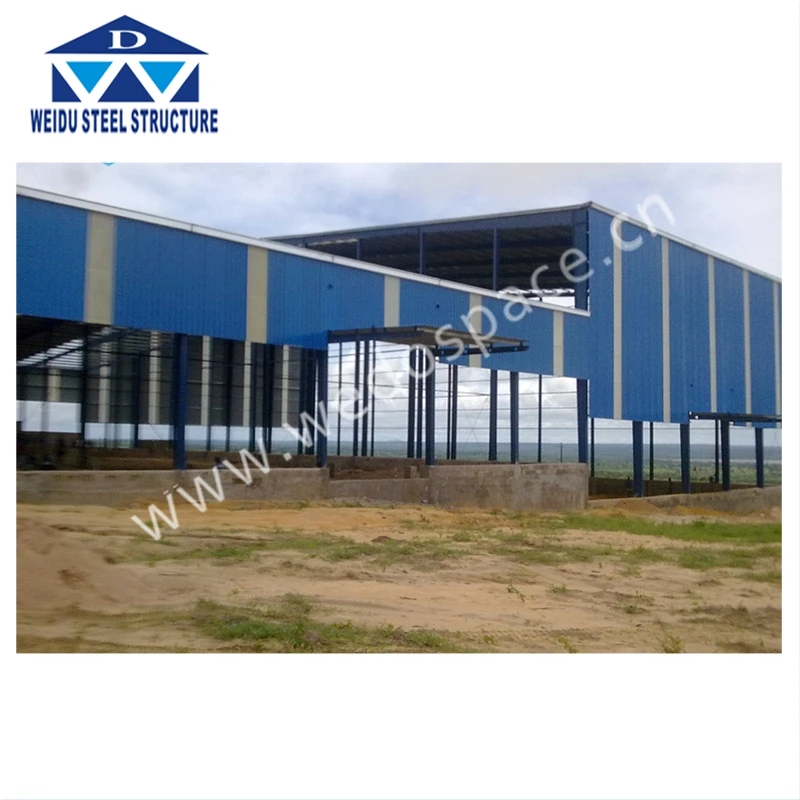Food Processing Factory Precision Welding Prefabricated Steel Structure Workshop