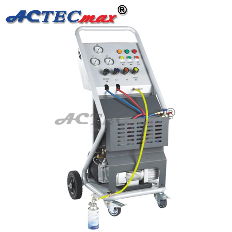 Car refrigerant gas recovery recharging machine for R12 R134a