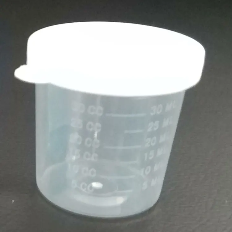 sterile type bulk or individual package leak proof 30ml sterile plastic specimen cup PP sputum container