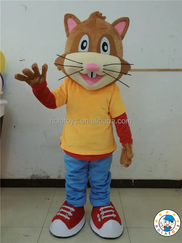 Желтый талисман в виде животного HOLA/костюм-белка
