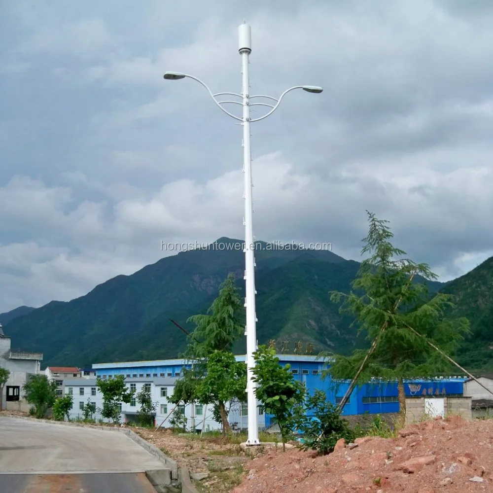 
Steel telecommunication cell phone gsm 3g bts antenna tower 