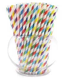 High quality disposable printed paper hemp drinking paper straws manufacturer