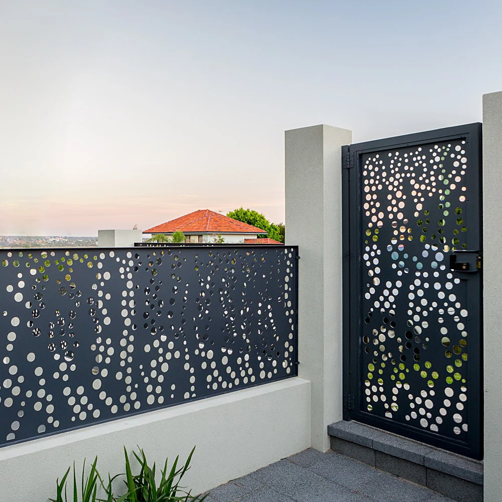 garden metal fence gate