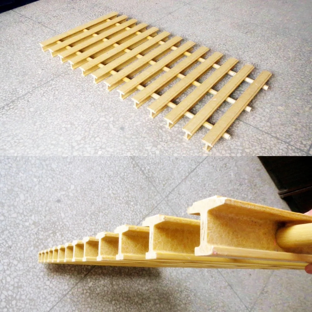 Pultruded FRP grating fiberglass support flooring grate for goat farm equipment, high strength durable fiberglass grating
