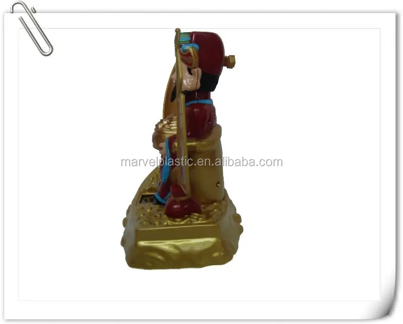 Custom solar toy fortune Buddha figure