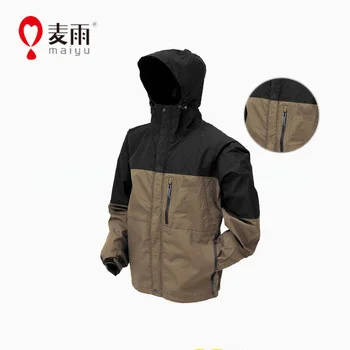 
Maiyu custom S-3XL raincoat waterproof rain jacket for adult wholesale 