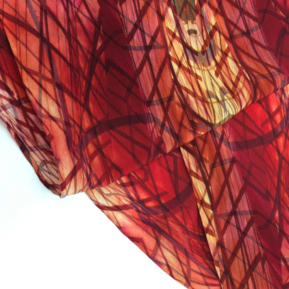 
Custom digital printed 100 natural silk turkey scarf bursa 