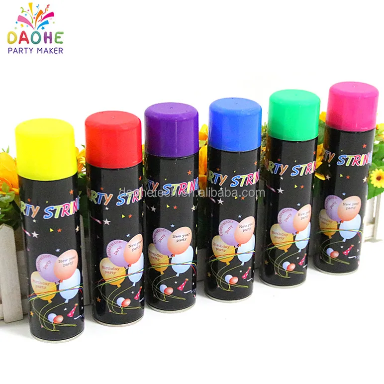 Оптовая продажа с фабрики невоспламеняющийся глупо партии струнный спрей для фестиваля 350 мл