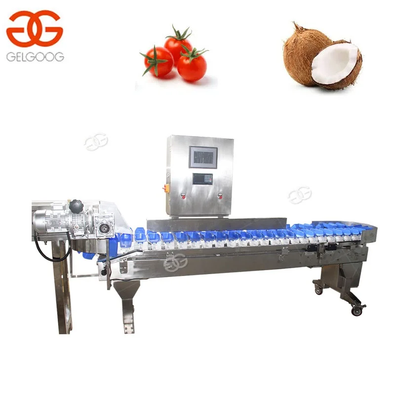Commercial Pineapple Sorting Cherry Tomato Grader Coconut Grading Machine