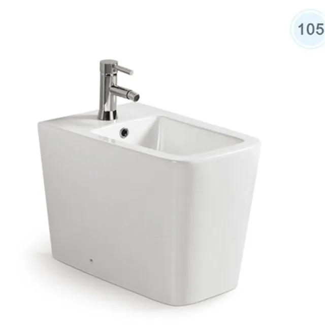 floor standing ceramic bidet for woman washing