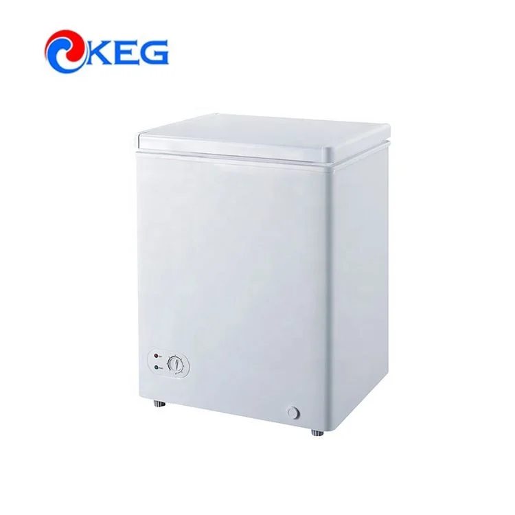 Модный горизонтальный холодильник Top Open Small морозильник л