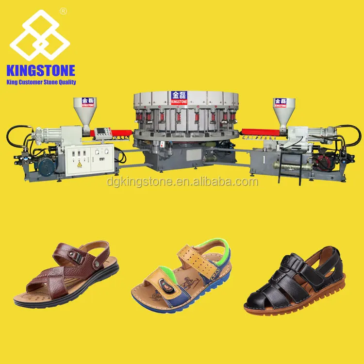 Leather Shoes Direct Injection Machine, Leather Sandals Making Machine