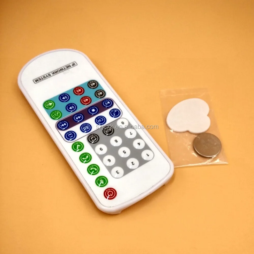 
Custom Ultra-thin IP68 TV LCD AV DVD Waterproof Universal Remote Controller 