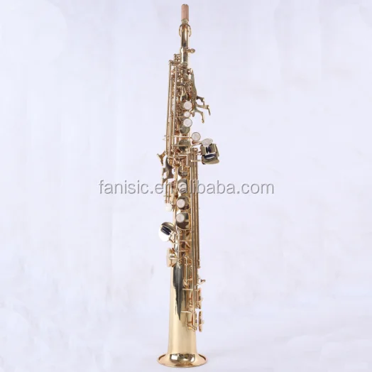Саксофон Сопрано-саксофон, золотой лак, оптом