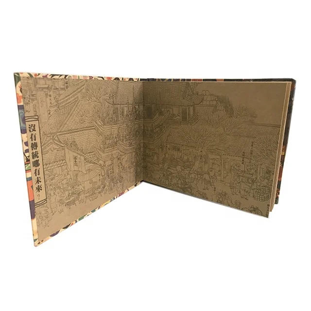 
Chinese antique collection anniversary photo book printing,custom comic book printing,board book printing service 