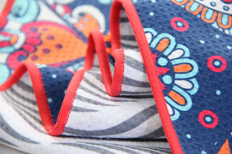 Waffle Microfiber Custom Double Sides Printed Mandala Beach Towel Manufacturer