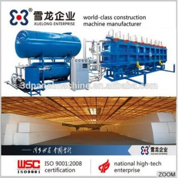 
Polystyrene block styrofoam making machinery for production of foam 