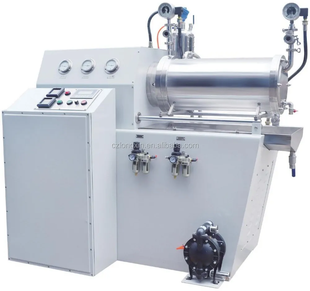 Horizontal Ball Machine For Paint Ink Pigment Production nano mill sand mill dyno mill