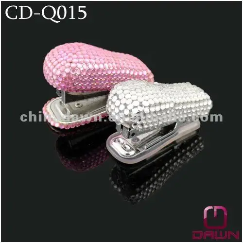 Тонкая работа; Модный декор розовые стразы степлер CD-Q015