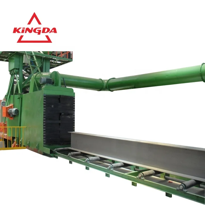 
I beam H beam steel pipe shot blasting machine 