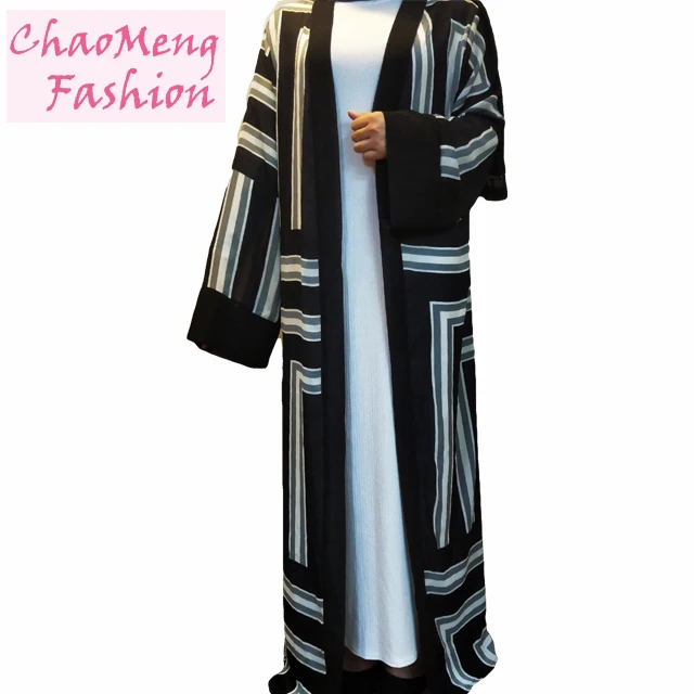 1666# new design model turkish online print burka hijab muslim dress chiffon dubai abaya