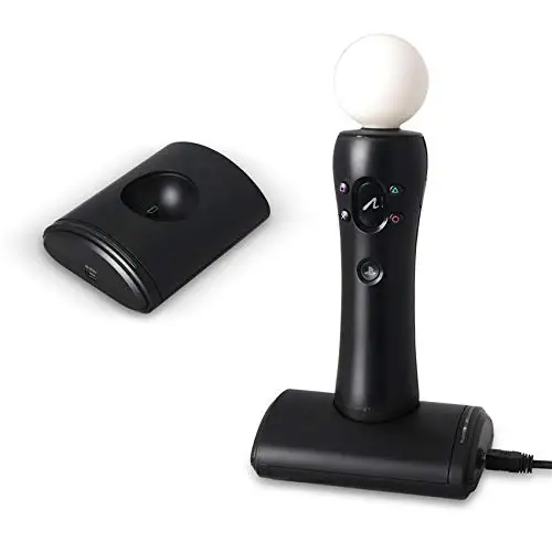 
Dual Controller Charger Dock Station Double Charging Stand For PS3 Move PSVR 