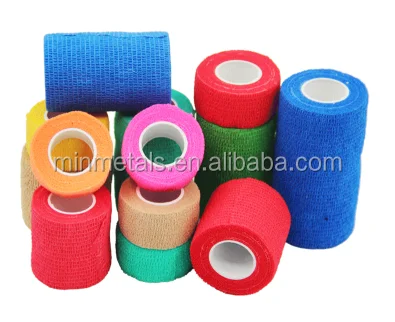 Self-Adhesive Cohesive Wrap Bandage Tape, Elastic Non-Woven tape