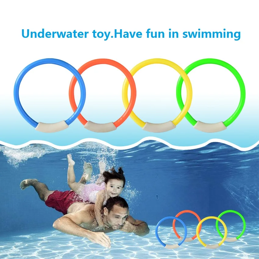 Underwater Swimming/Diving Pool Toys Diving Rings